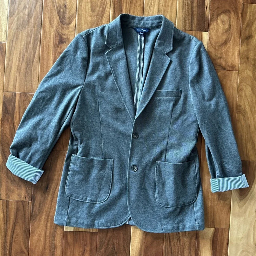 Land’s End Grey Suit Jacket Blazer size 40